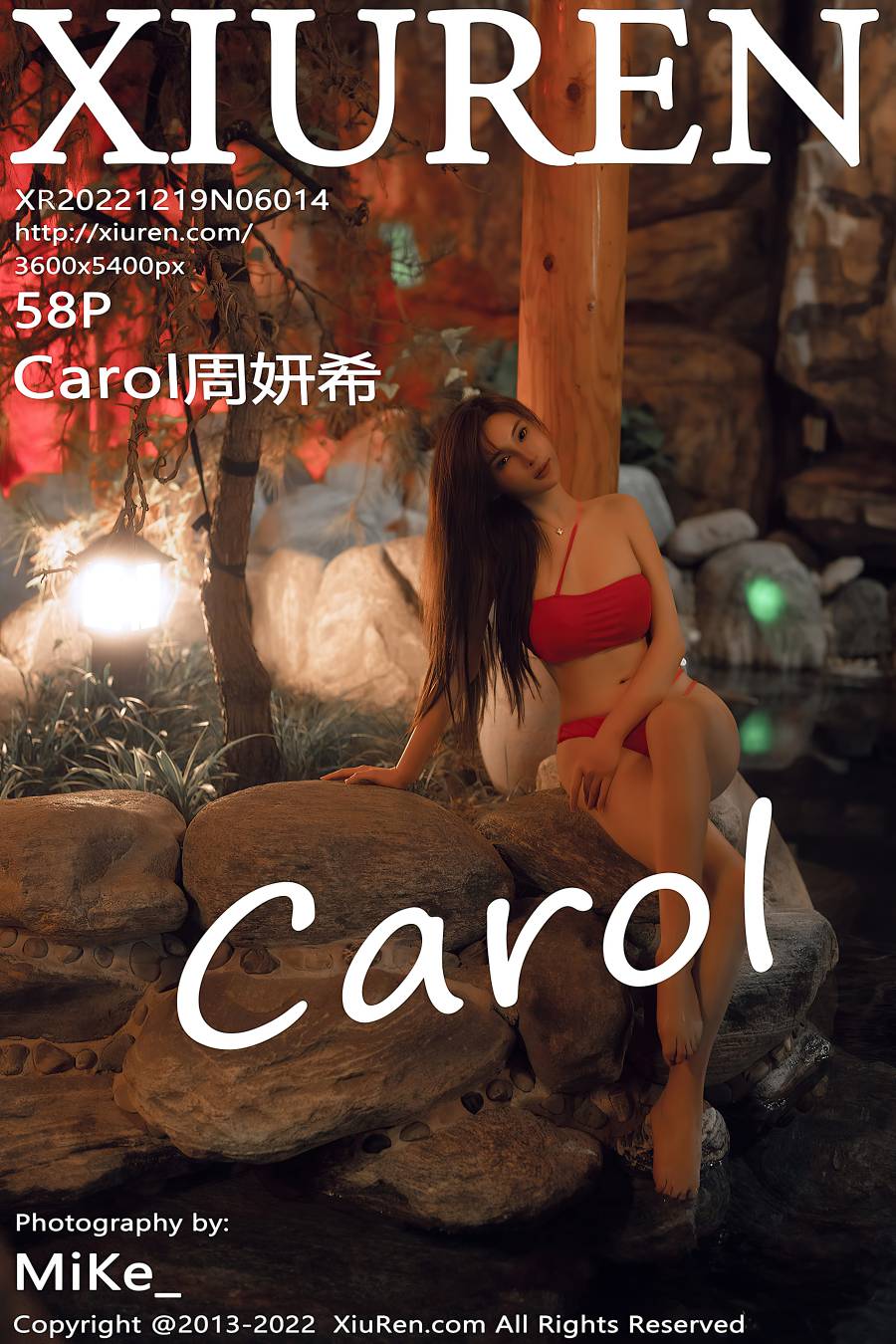 [XIUREN秀人网] 2022.12.19 NO.6014 Carol周妍希 [58P-508MB]